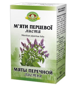 Мяты перечной листья